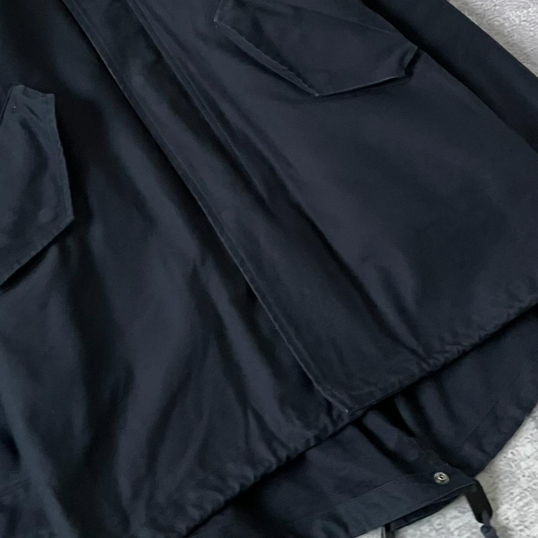 【3WAY】フレッドペリー モッズコート ライナー ラクーンファー 刺繍 M 紺