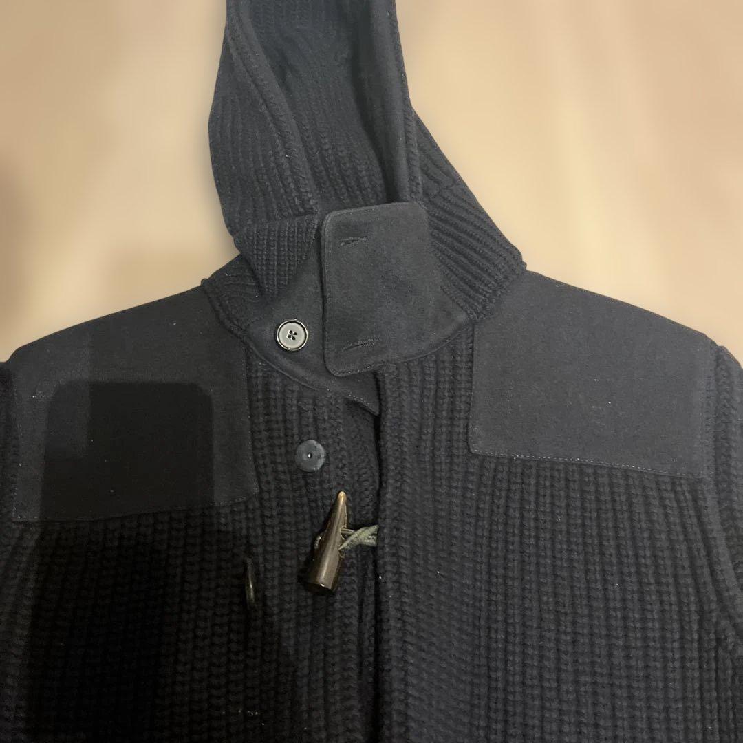 jilsander rafsimons期　ダッフルニット　ネイビー