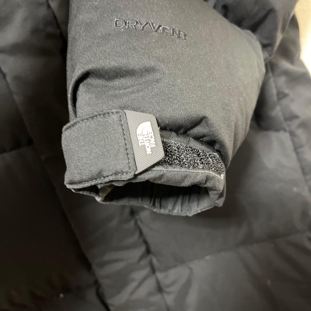 ノースフェイス ロングダウンジャケット メンズS レディースL ブラック