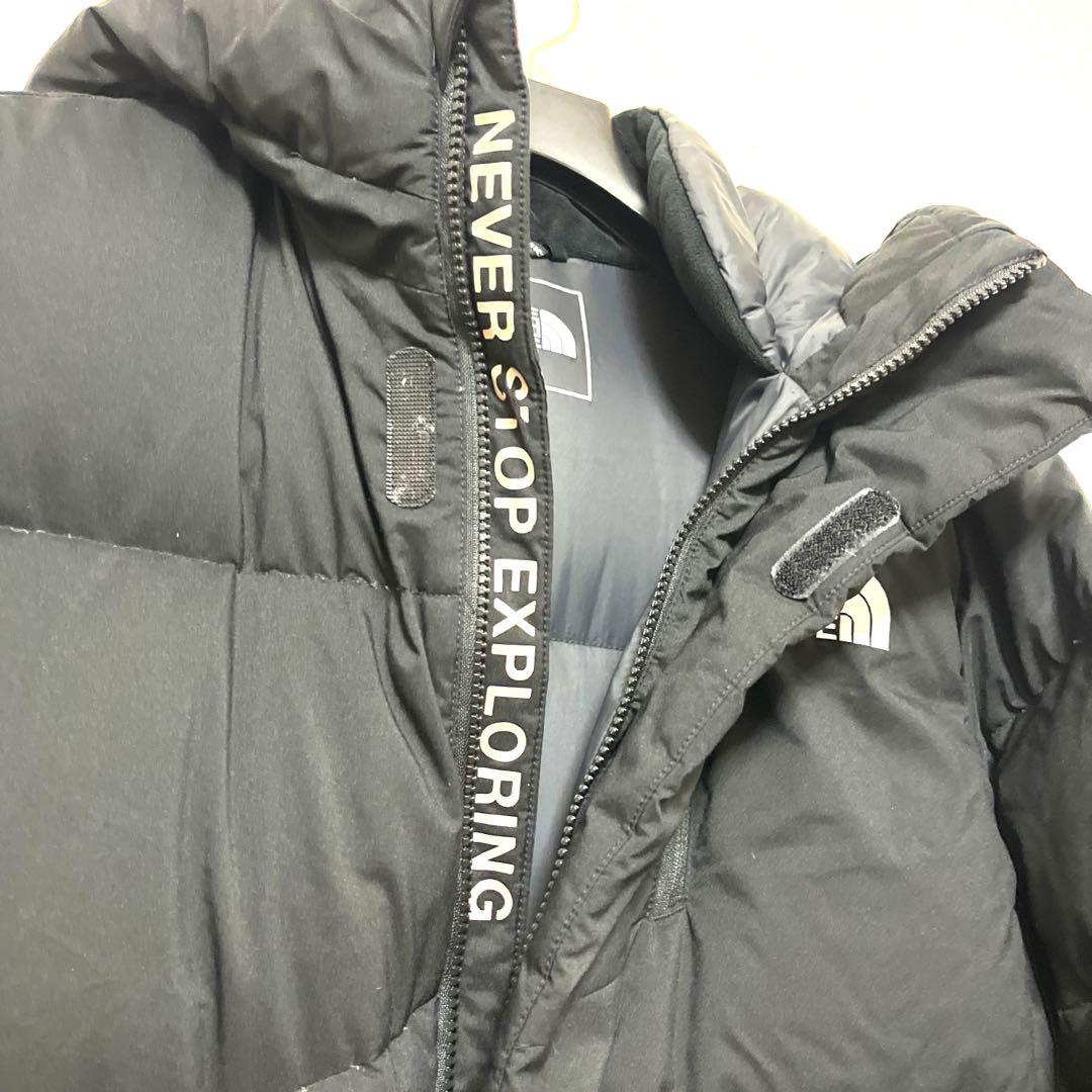 ノースフェイス ロングダウンジャケット メンズS レディースL ブラック