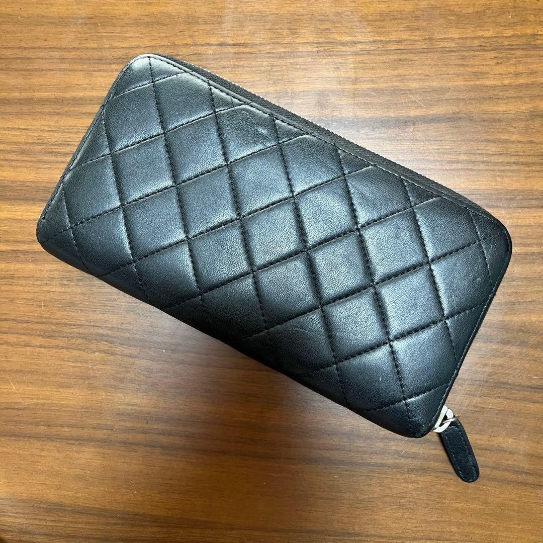 シャネル　長財布　ブラック