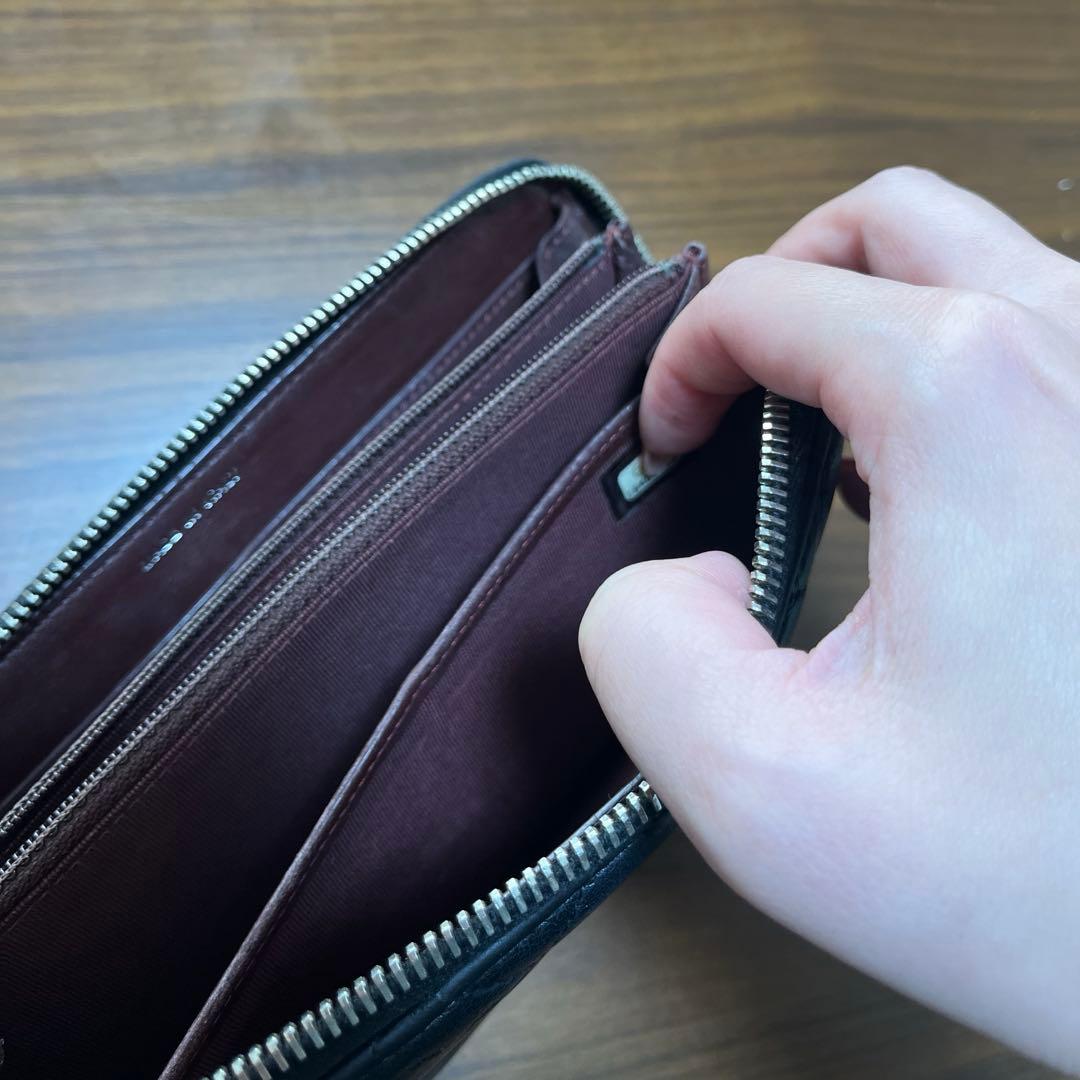 シャネル　長財布　ブラック