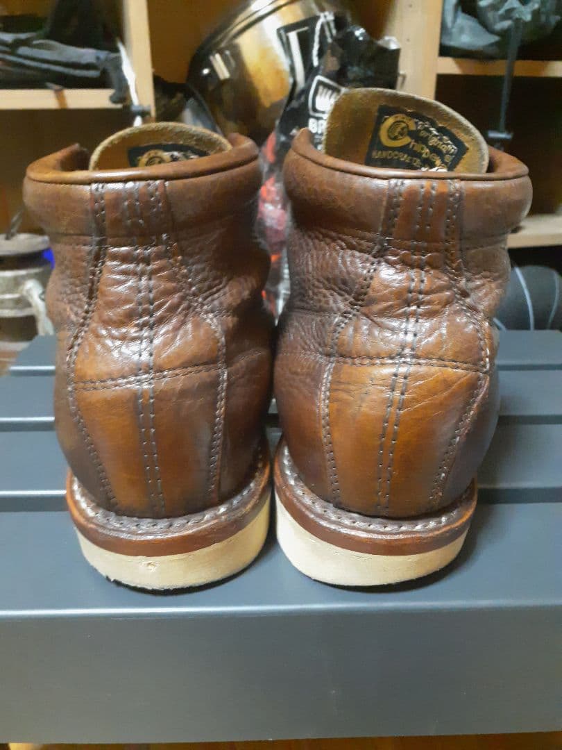 CHIPPEWA ブラウン チペワ モンキーブーツ 体感27.5cm