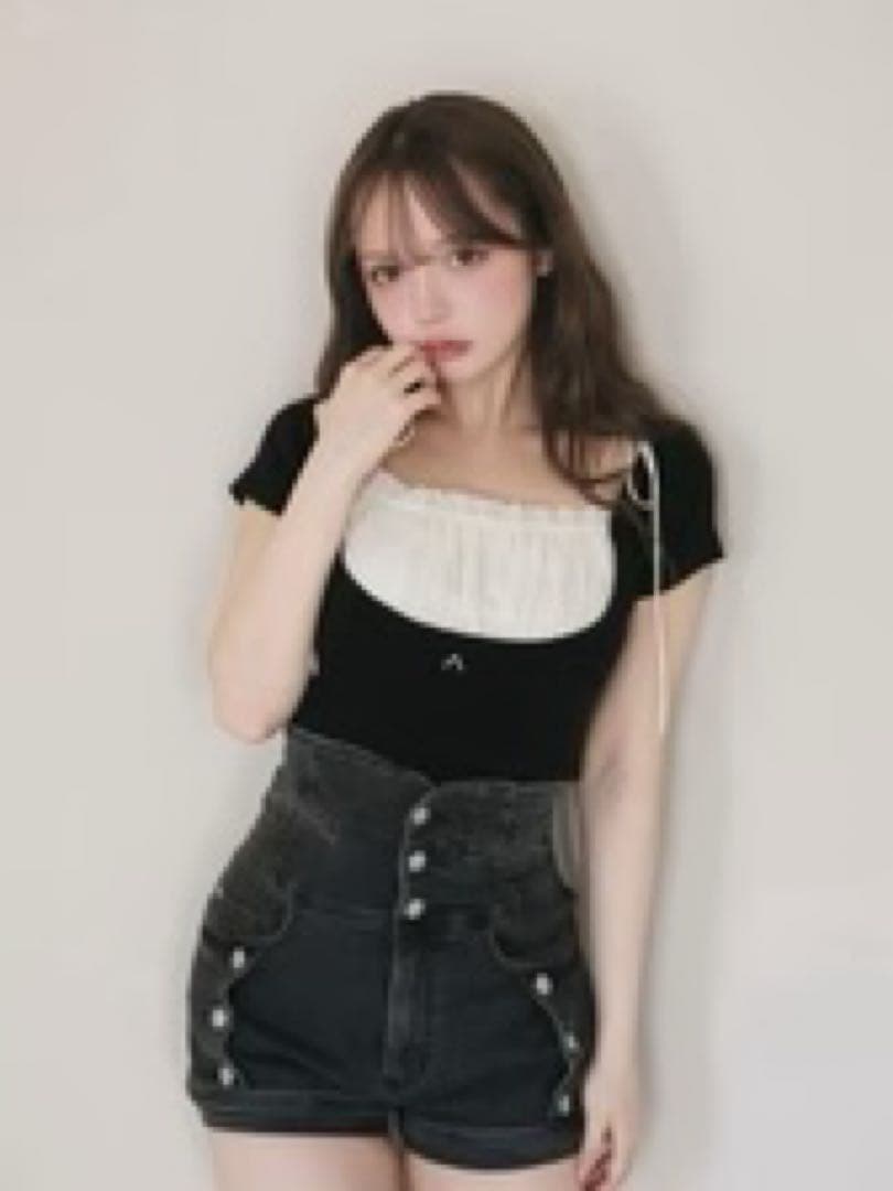 トップス amdmary Mew frill tops