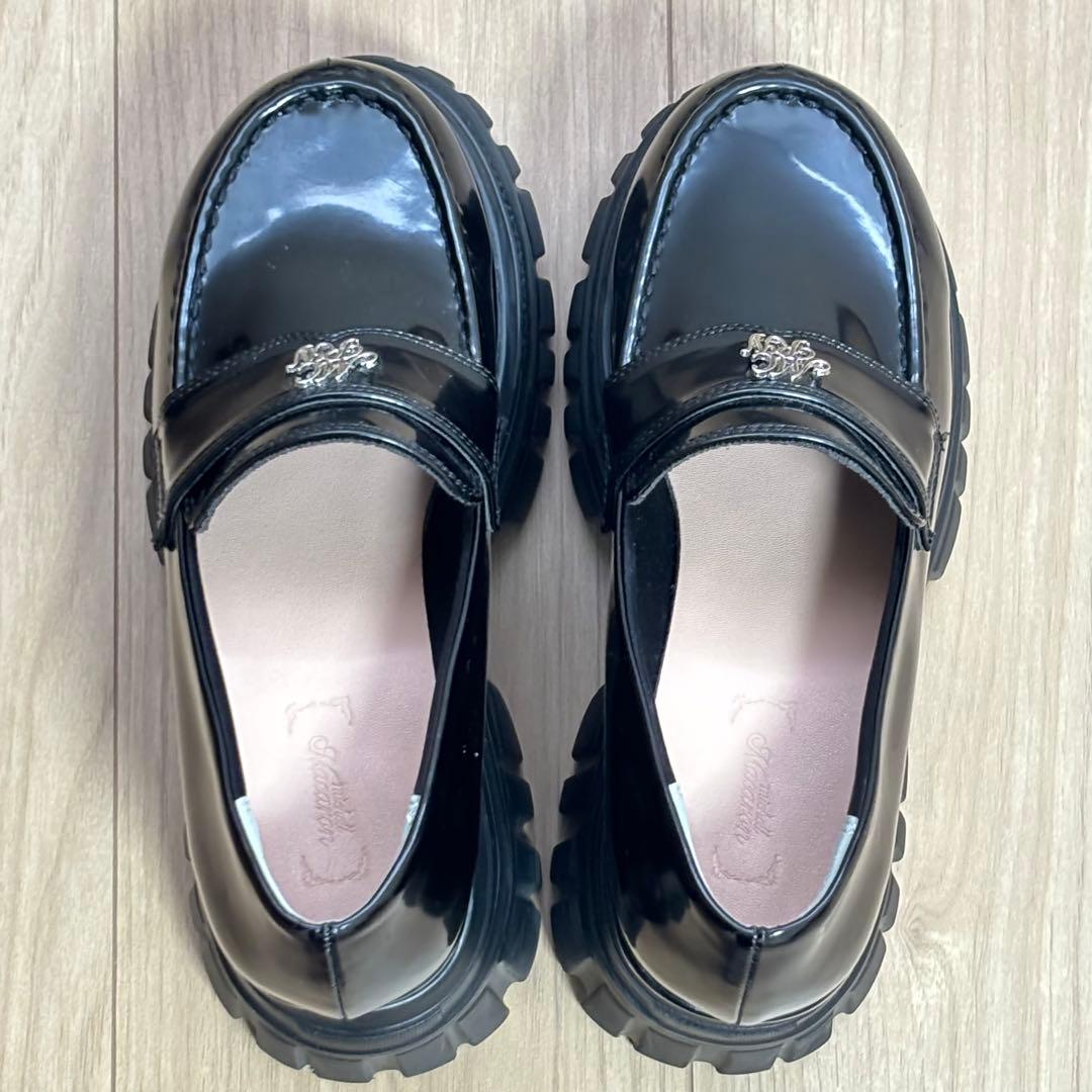 michellMacaron 厚底ローファー 使用1回 箱・保存袋あり Mサイズ