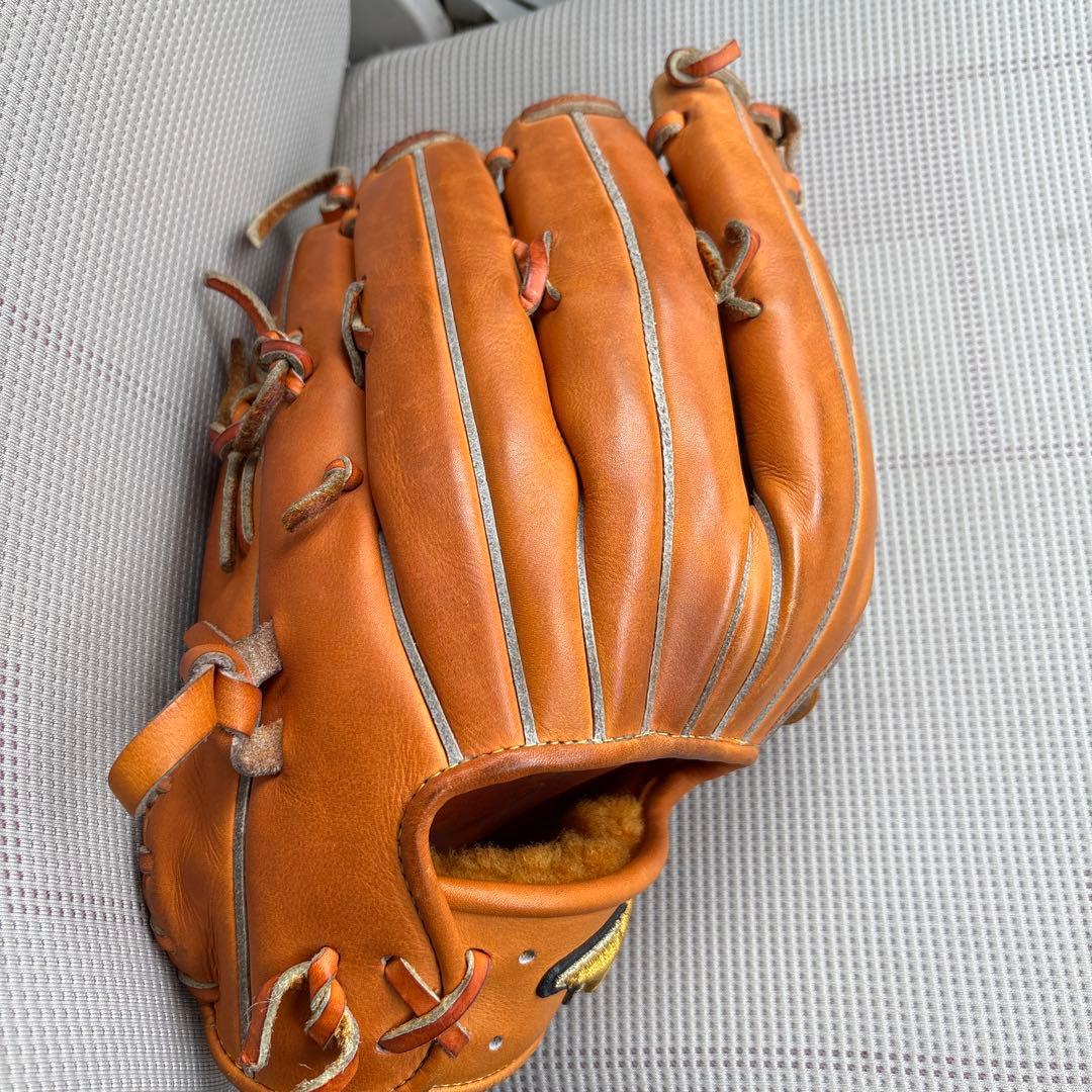 Mizuno Pro 硬式用グローブ オレンジレザー