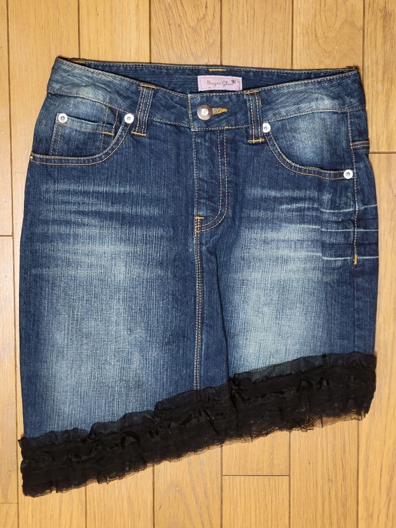 【匿名配送】 MARS Sugar Gloss デニム フリルショートパンツ