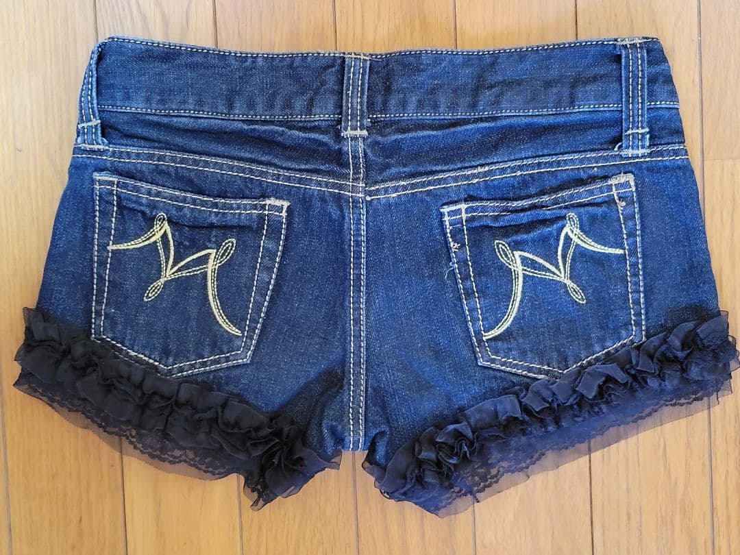 【匿名配送】 MARS Sugar Gloss デニム フリルショートパンツ