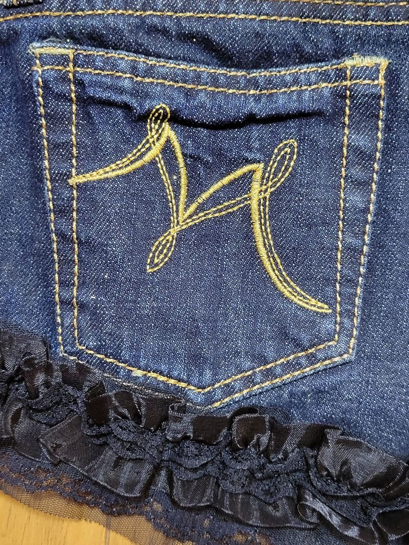 【匿名配送】 MARS Sugar Gloss デニム フリルショートパンツ