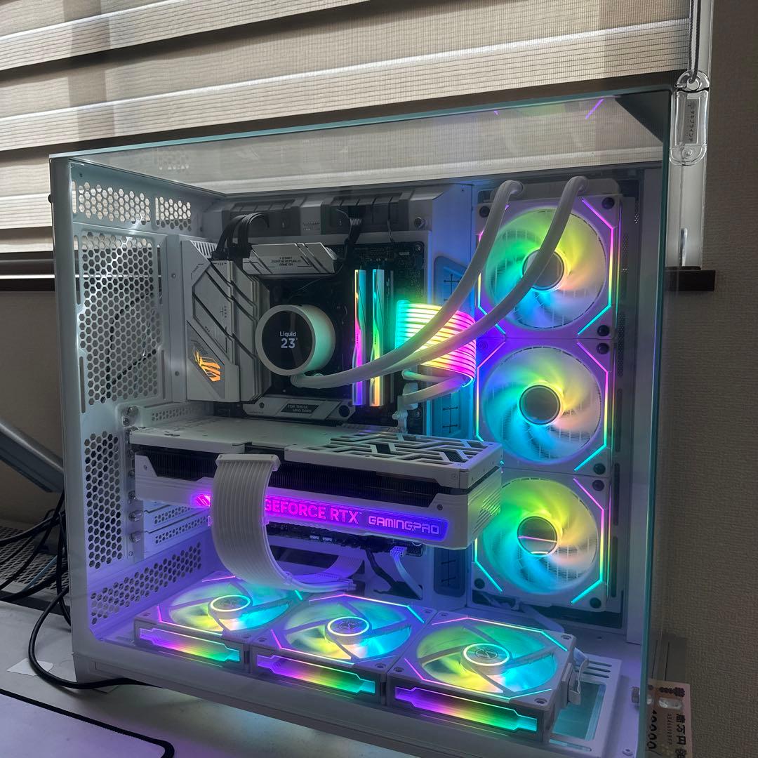 PCケース(自作PC用) 4070ti SUPER all white build