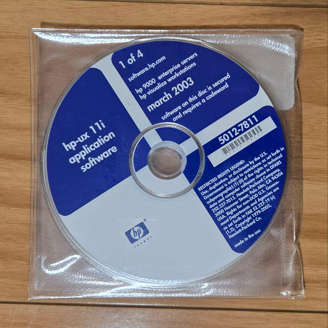 hp-ux 11i operating environment　メディア10枚