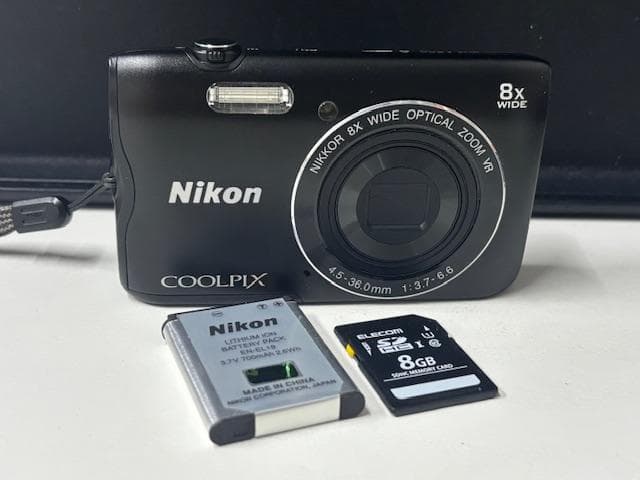 【動作未確認】Nikon COOLPIX A300 ブラック デジカメ