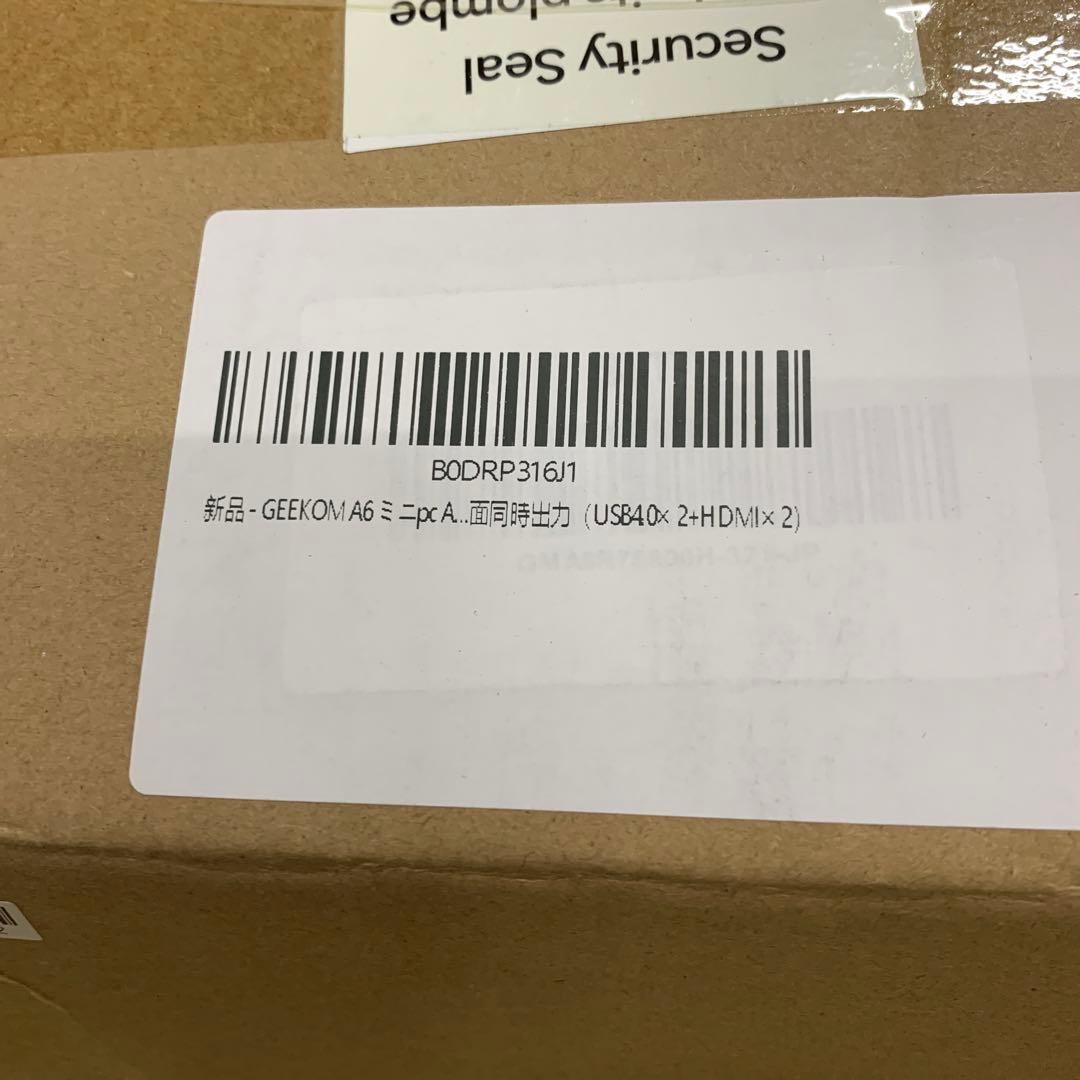 未開封　GEEKOM A6 ミニPC AMD Ryzen 7 6800H 1TB