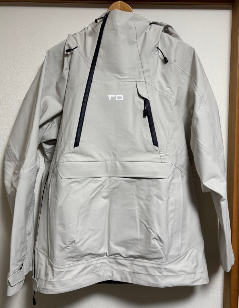 TD 防水スキーウェアセット ライトグレー