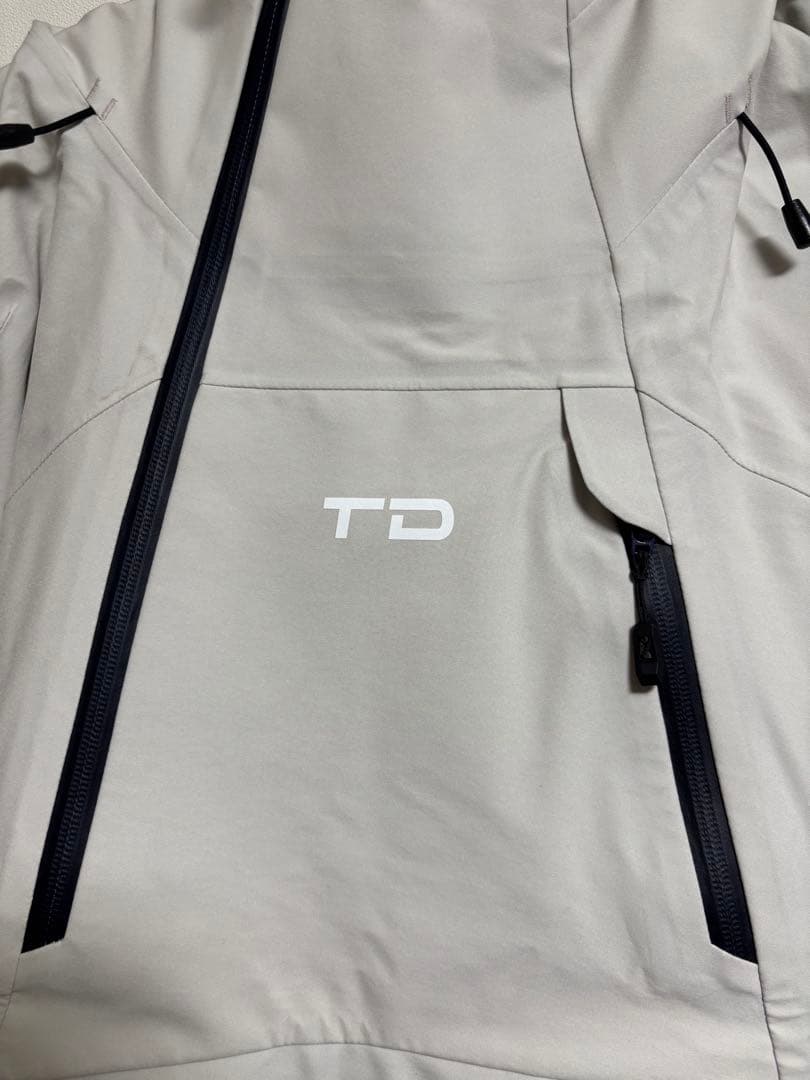 TD 防水スキーウェアセット ライトグレー