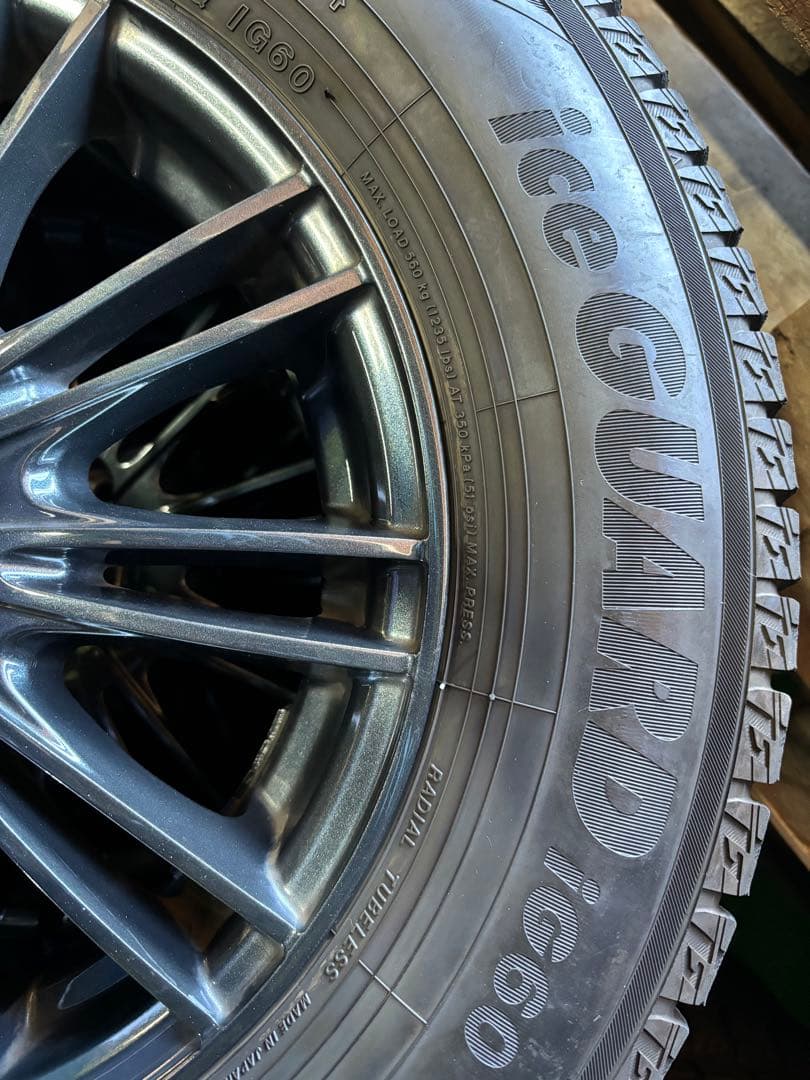 スタッドレスタイヤホイール付185/70R14ヨコハマ　アイスガード6 4本