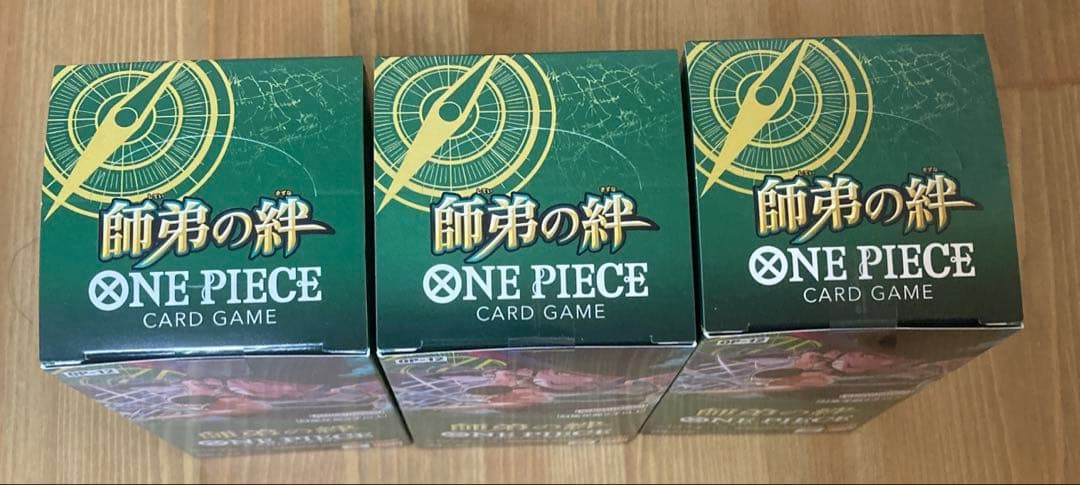 ワンピースカード 師弟の絆 3BOX テープ付き op-12