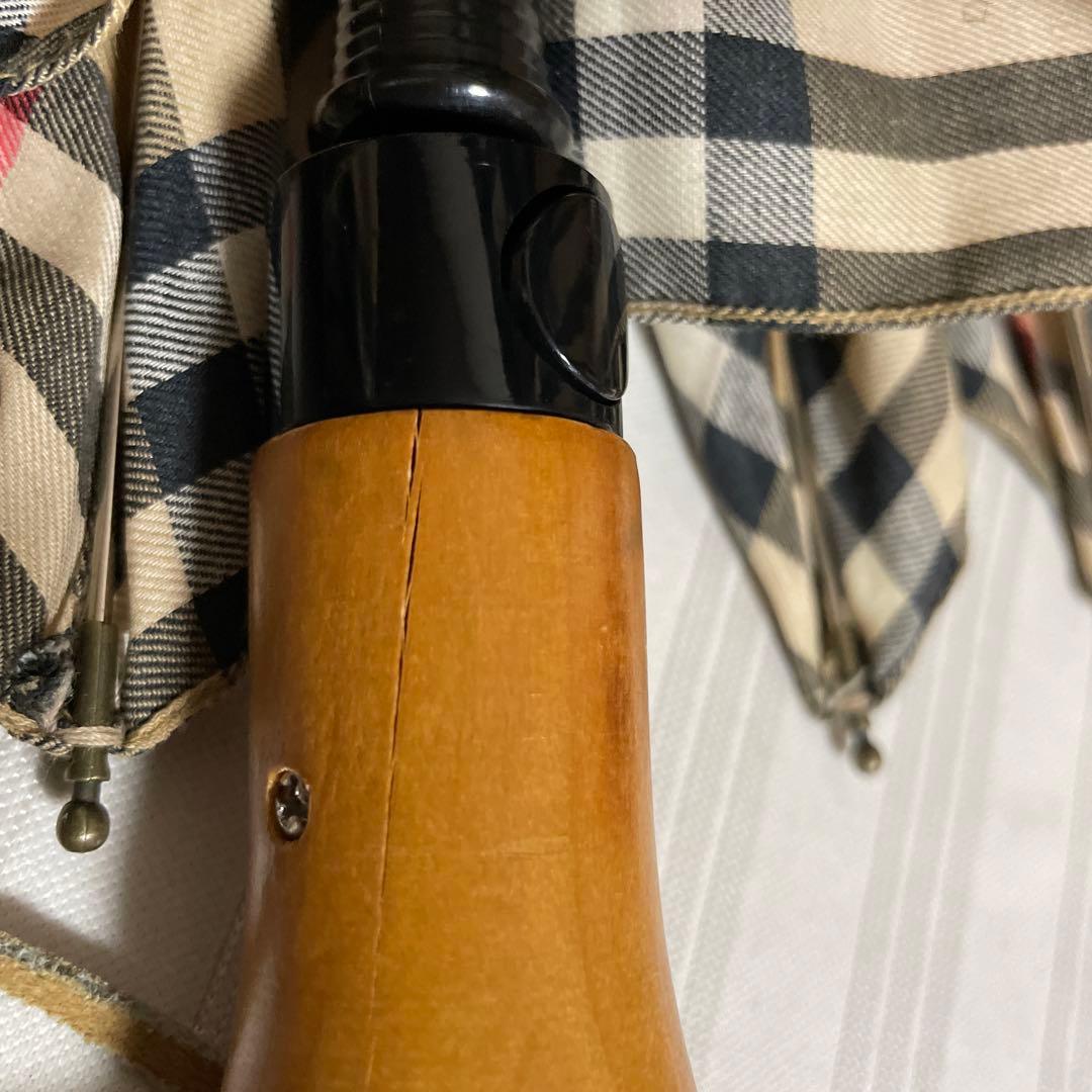 Burberrys バーバリー 折りたたみ傘 ベージュ ノバチェック