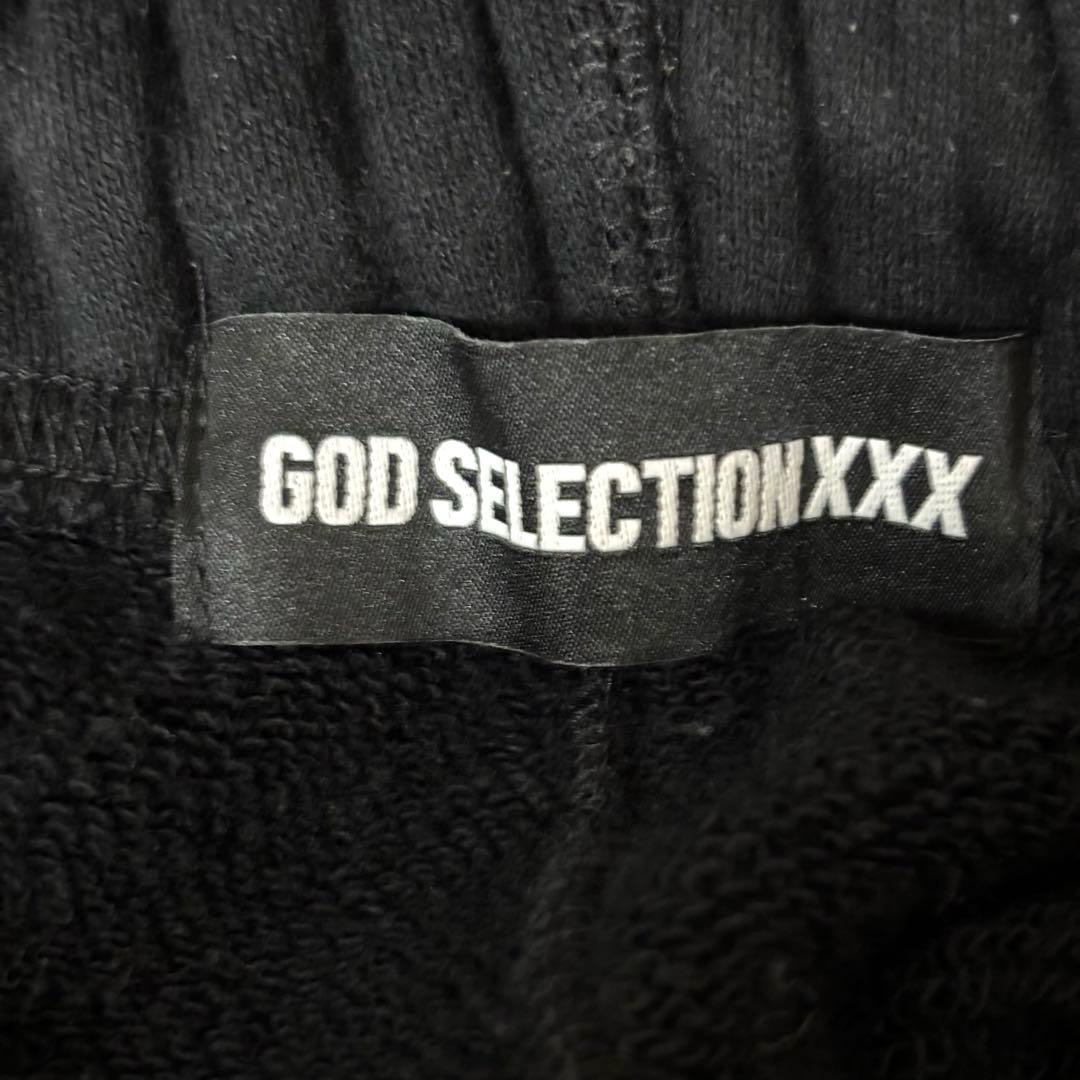 GODSELECTION ゴッドセレクション　ハーフパンツ　ブラック　M