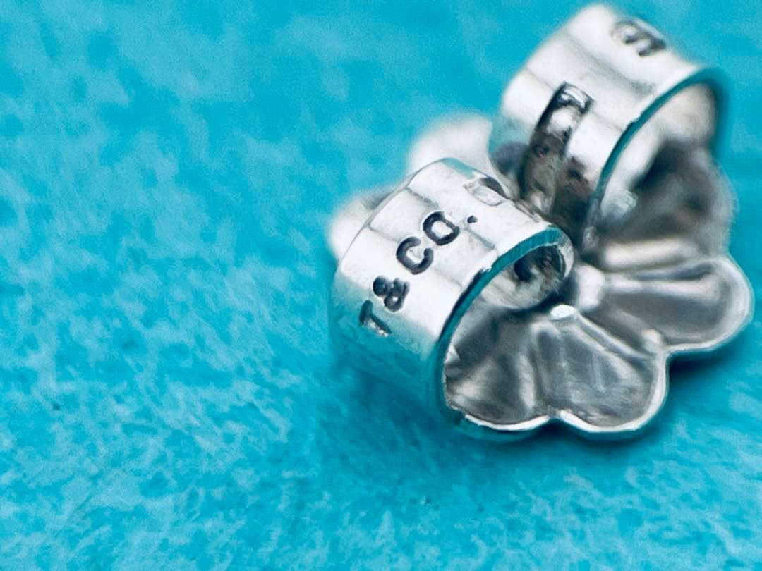 f127 美品　ティファニー　ビーン　ピアス　片耳　シルバー　925 ビーンズ