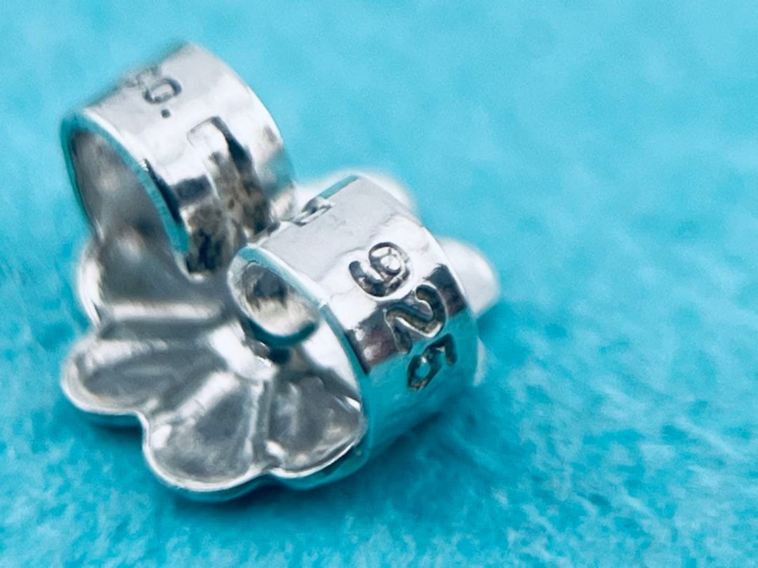 f127 美品　ティファニー　ビーン　ピアス　片耳　シルバー　925 ビーンズ