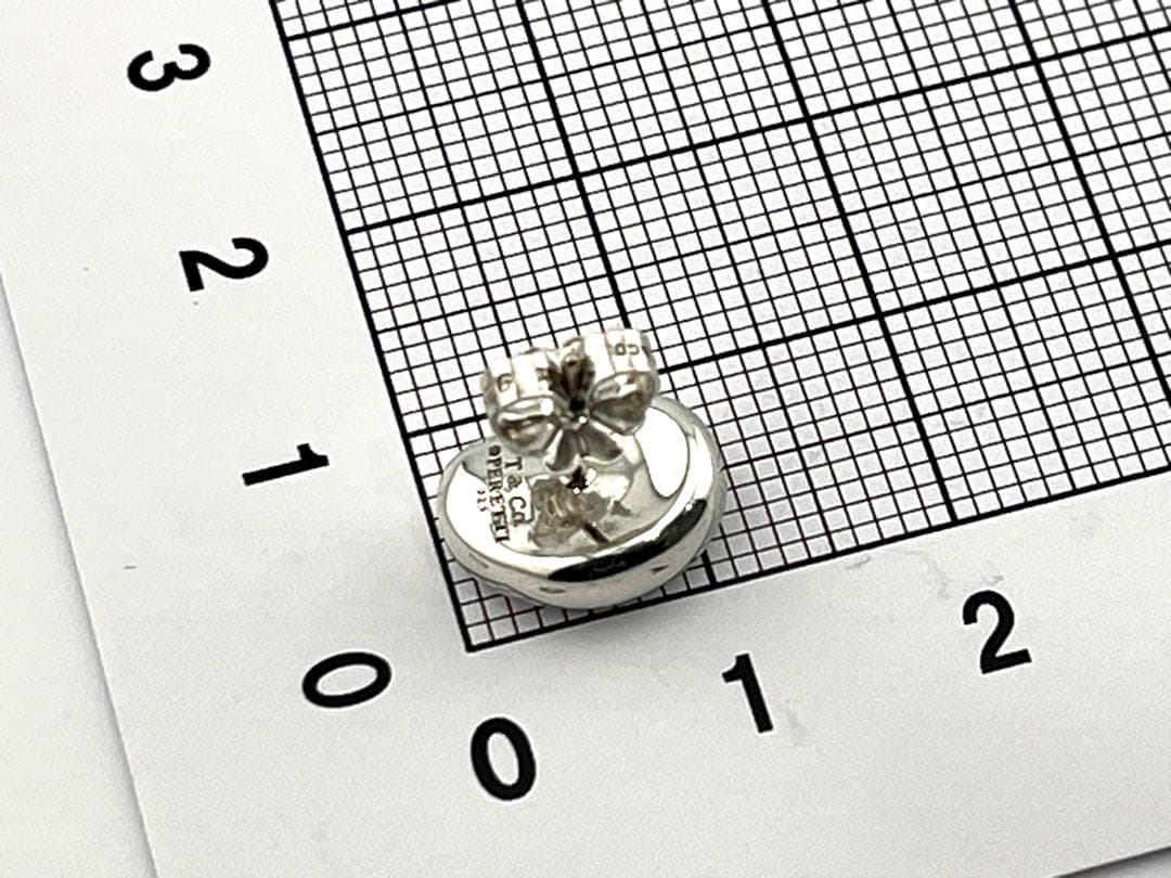 f127 美品　ティファニー　ビーン　ピアス　片耳　シルバー　925 ビーンズ