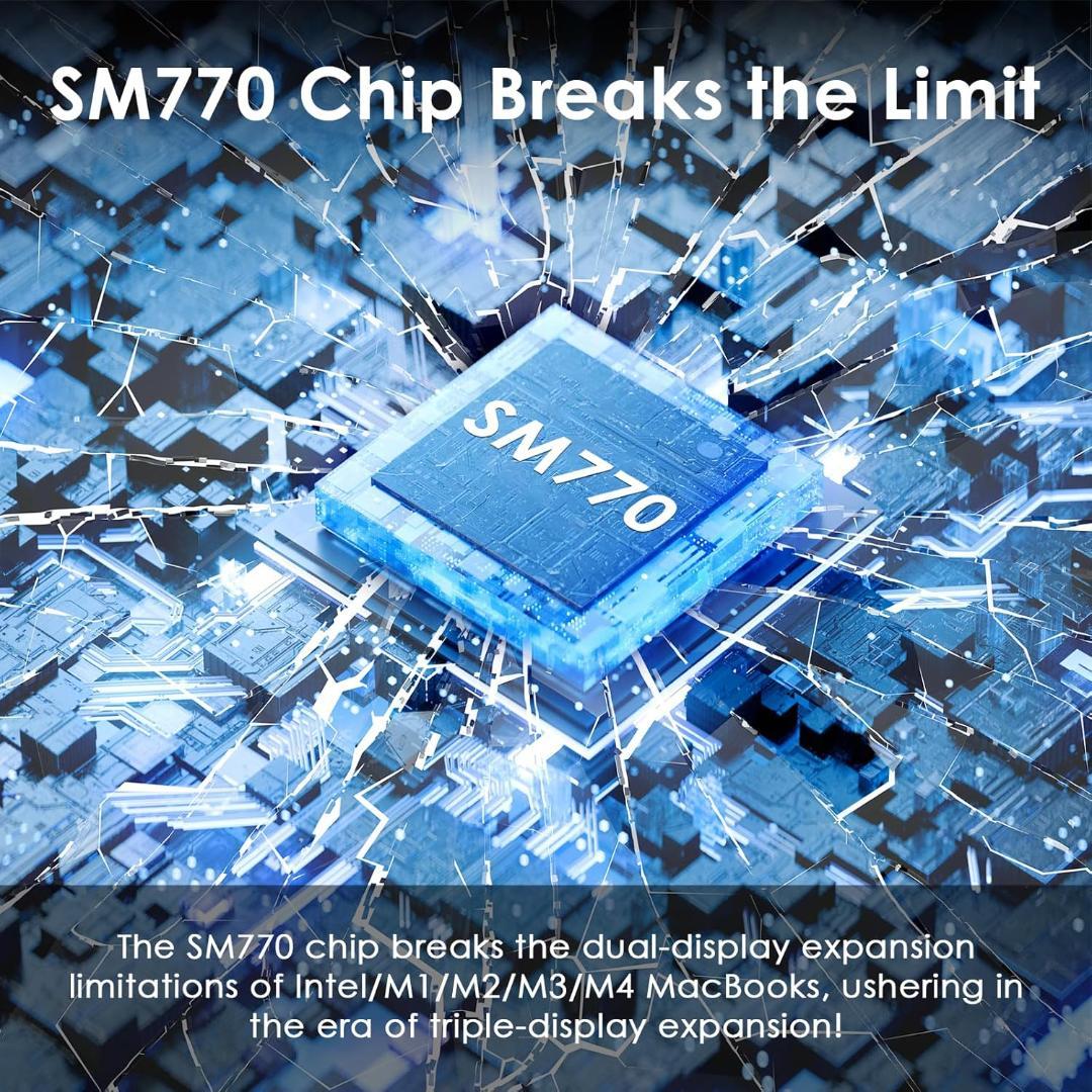 WAVLINK DisplayLink対応 トリプル4K@60Hz