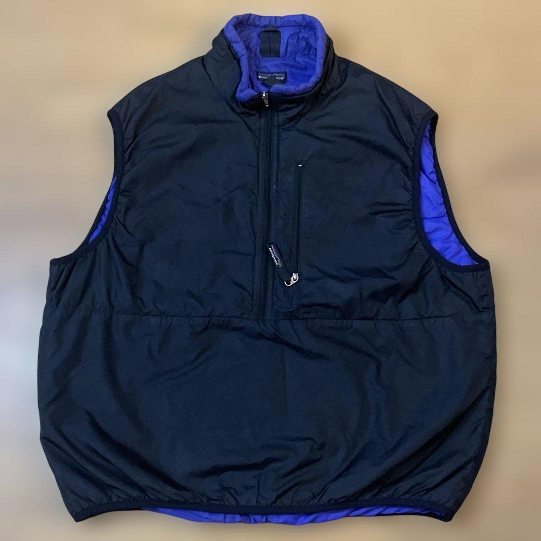 m*k様 黒 パープル パタゴニア ナイロン ベスト L