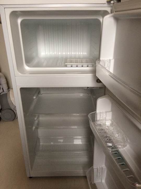 電子レンジと冷蔵庫のセット