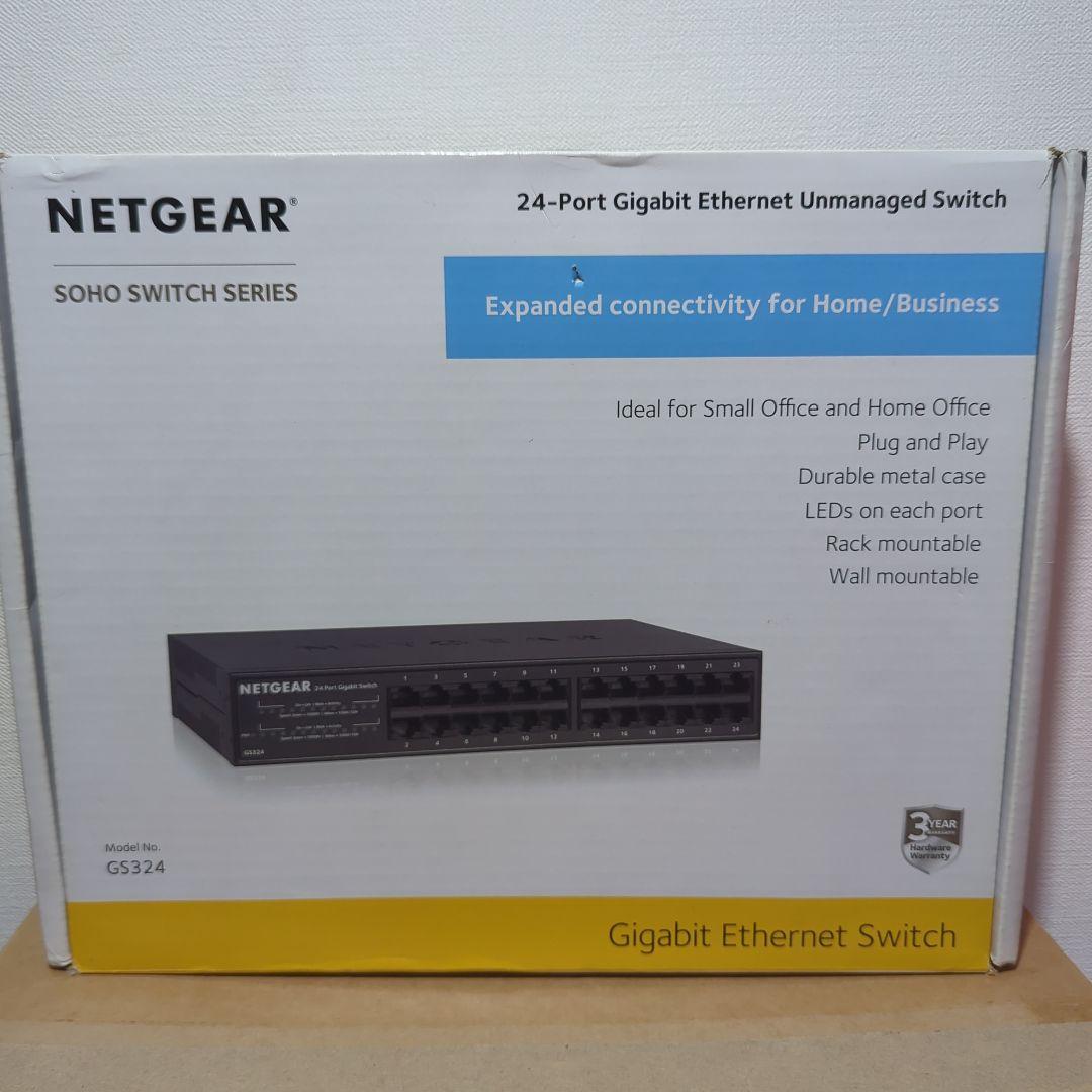 ネットギア スイッチングハブ 24ポート GS324-100JPS