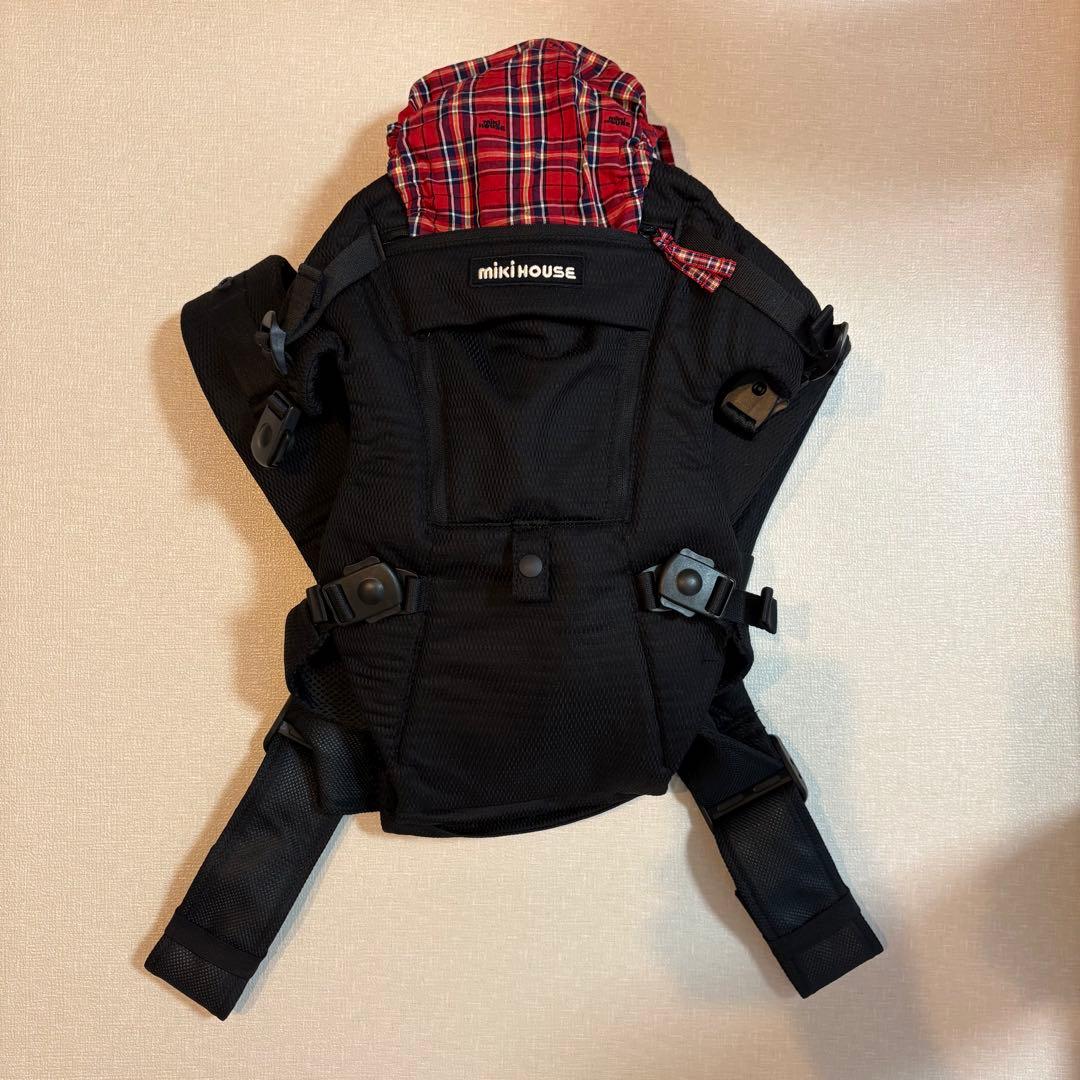 【香】ミキハウス First Baby Carrier（ブラック）