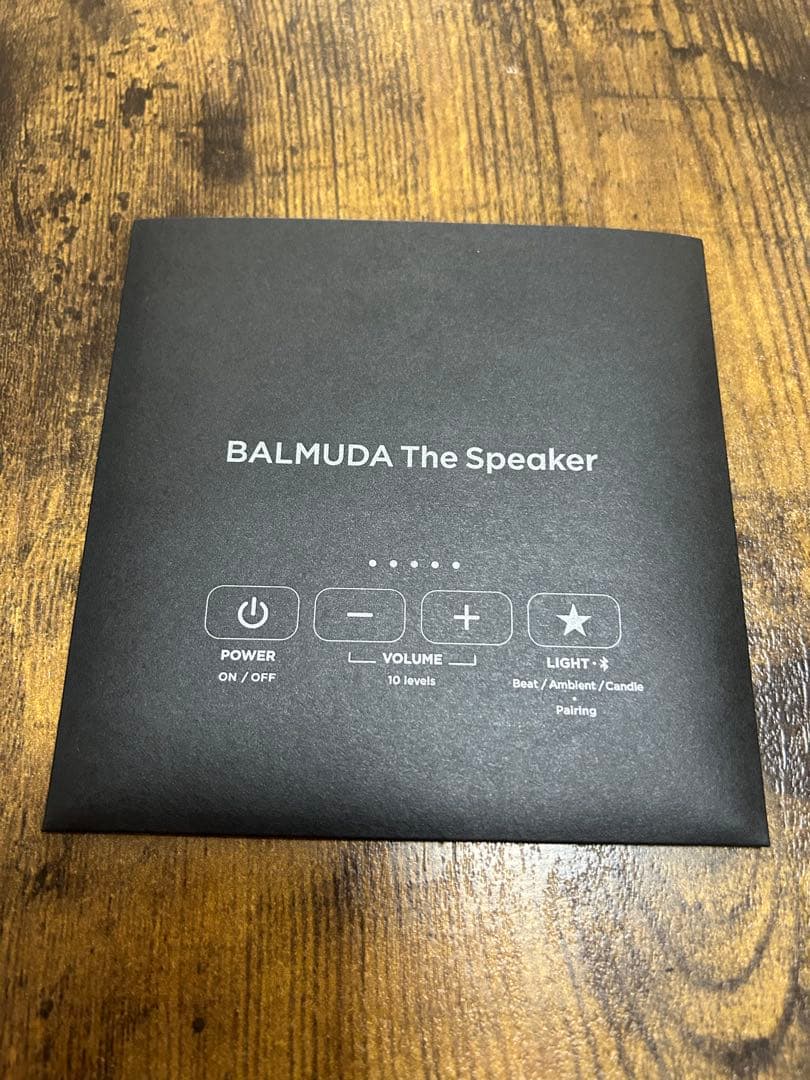 バルミューダ　BALMUDA　M01A ワイヤレススピーカー