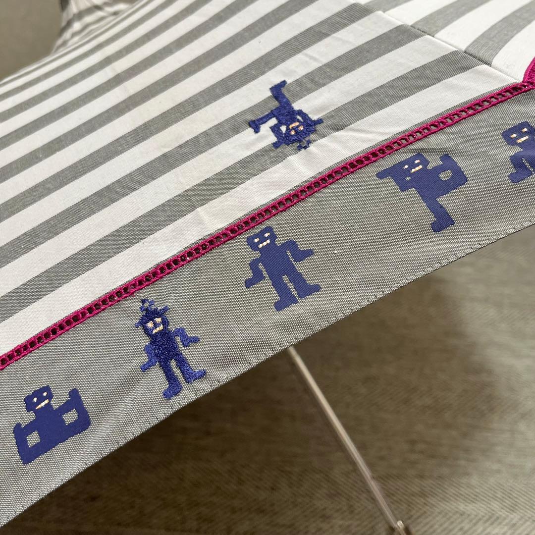 ヴィヴィアンウエストウッド　UV加工晴雨兼用パラソル　パゴタ傘　バンブー