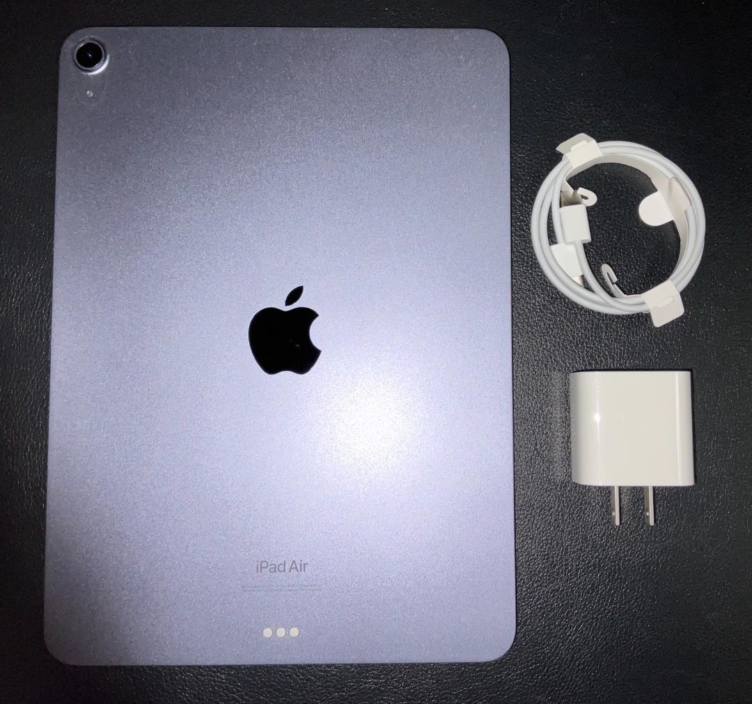 Apple iPad Air 64GB パープル 本体 第5世代 充電器付き