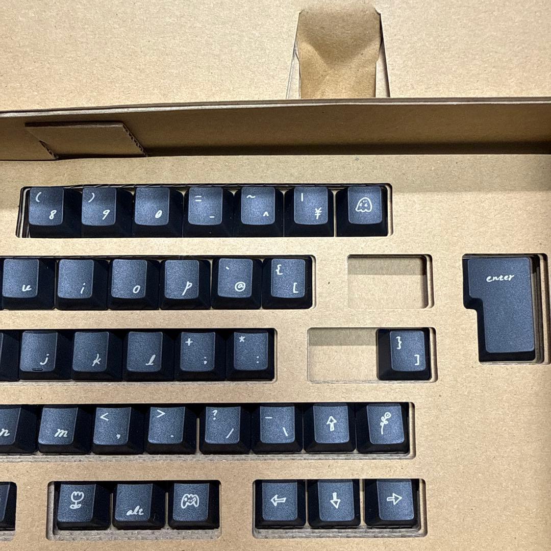 遊舎工房　HHKB 日本語配列用手書き文字キーキャップ（byぶーた）