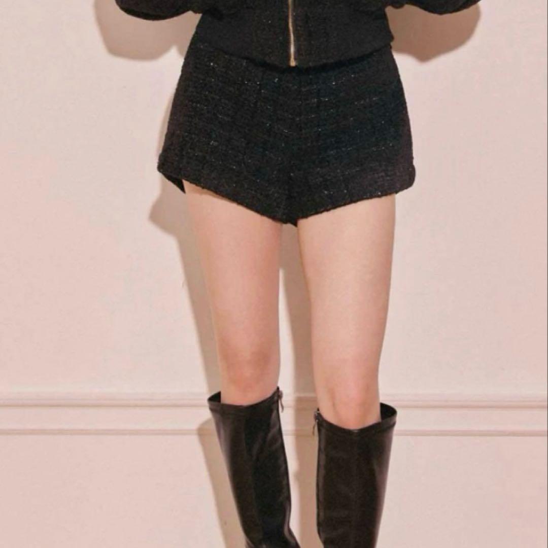 randy ベロアツイードパンツ