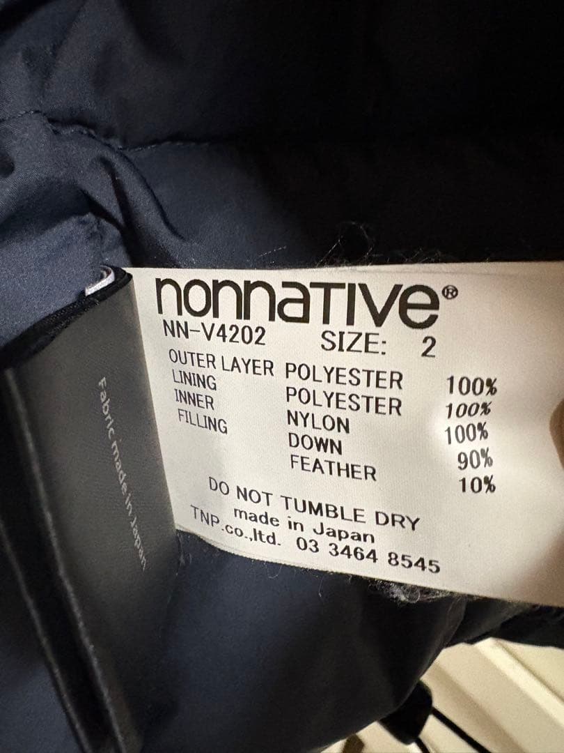 nonnative GORE-TEX INFINIUM ベスト ネイビー