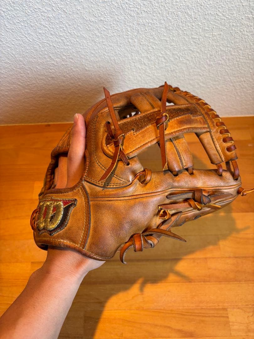 Wilson 硬式 内野手用グローブ レース交換済み 型良好