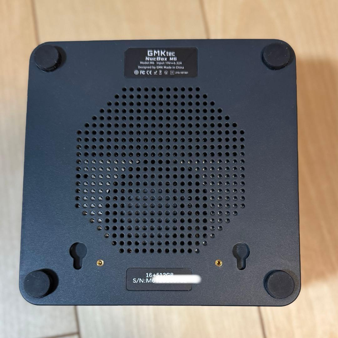 ミニPC GMKtec Nucbox M6 Ryzen 5 6600H Win11 Pro