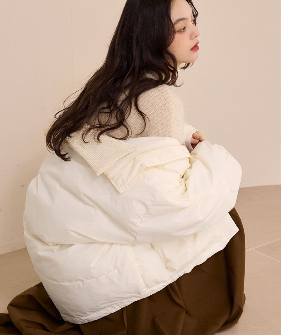 padding rib blouson/中綿リブブルゾン