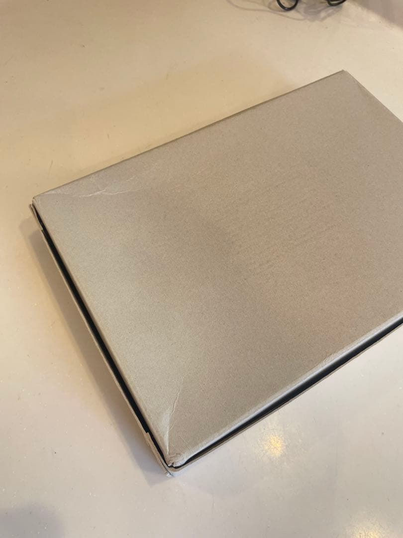 未使用品！マチュアーハ 箱付き　麦わら帽子　グレーのリボン