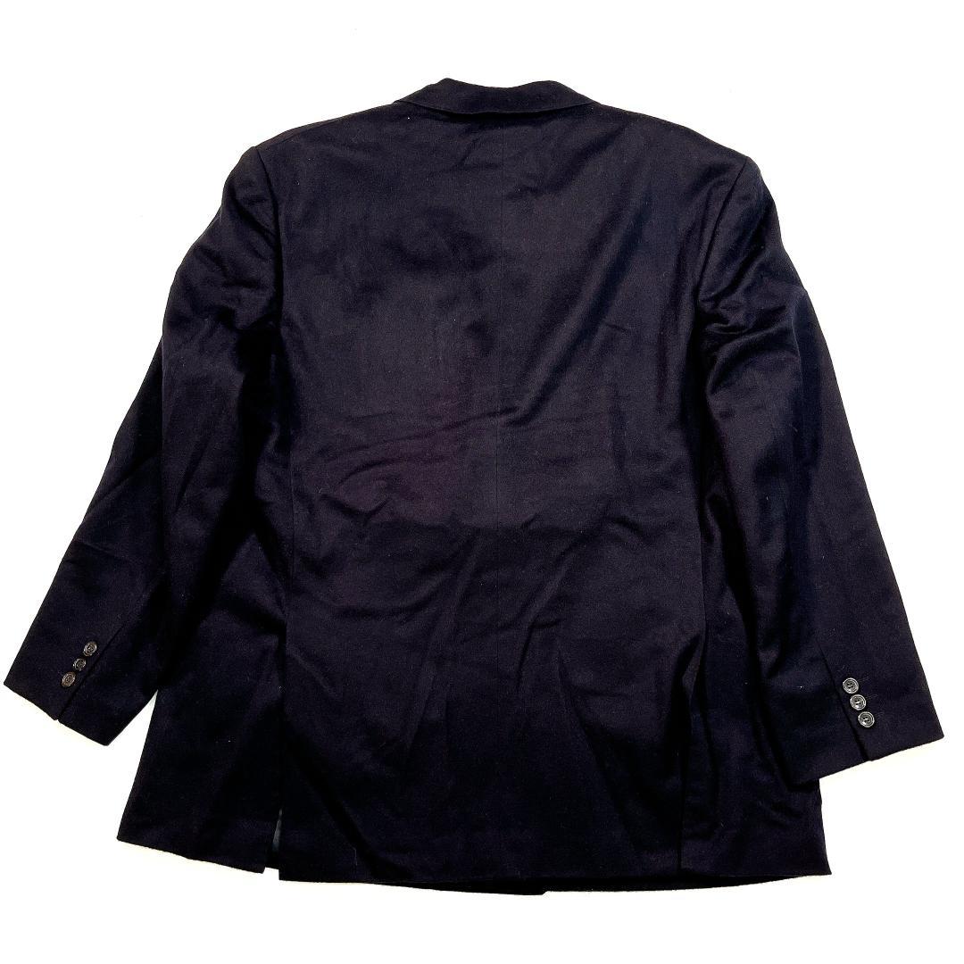 ランバンクラシック カシミヤ ダブル テーラードジャケット ST50-56 紺