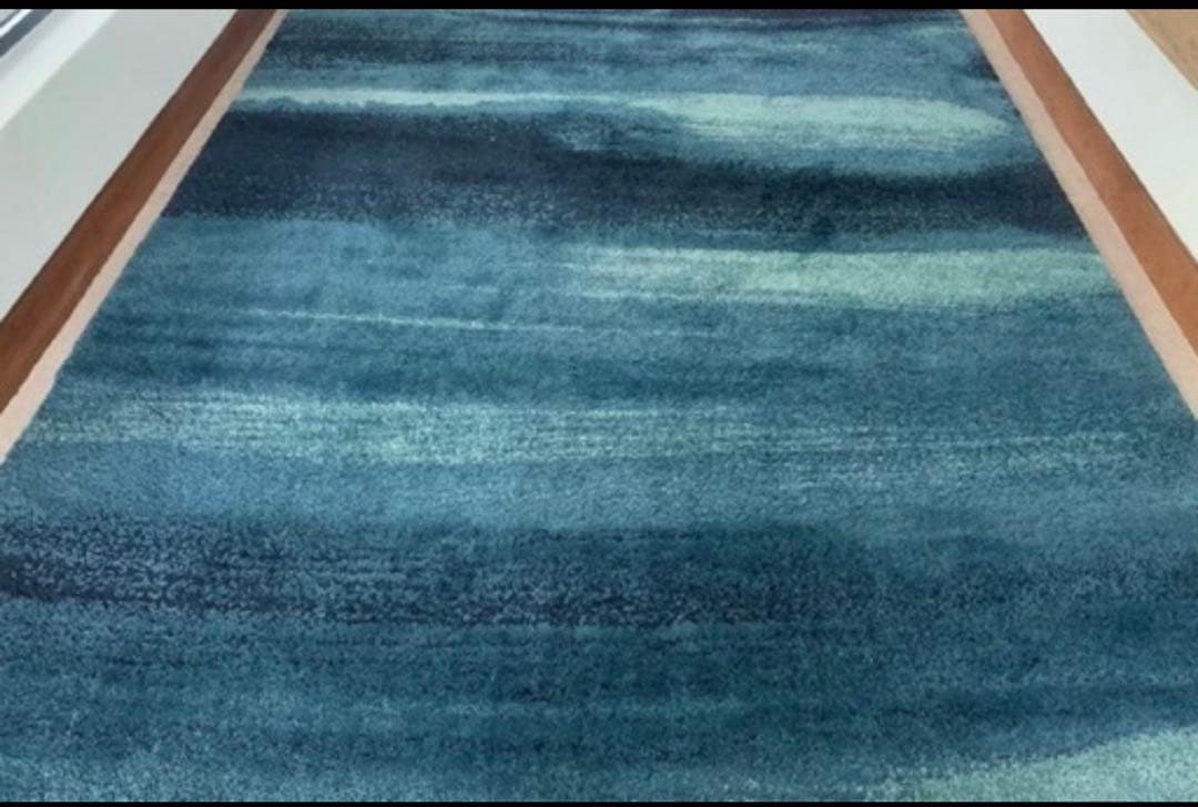 IKEA 青系ラグ 170×230cm