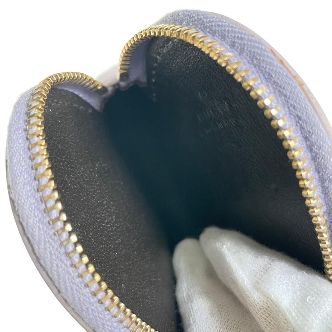 GUCCI グッチ GG柄 ハートケース ロゴチャーム付き ラベンダー