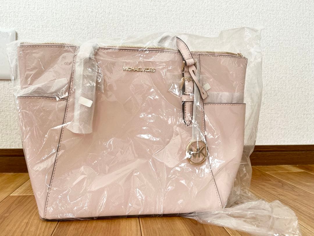 【新品未使用】MICHAEL KORS ピンク トートバッグ