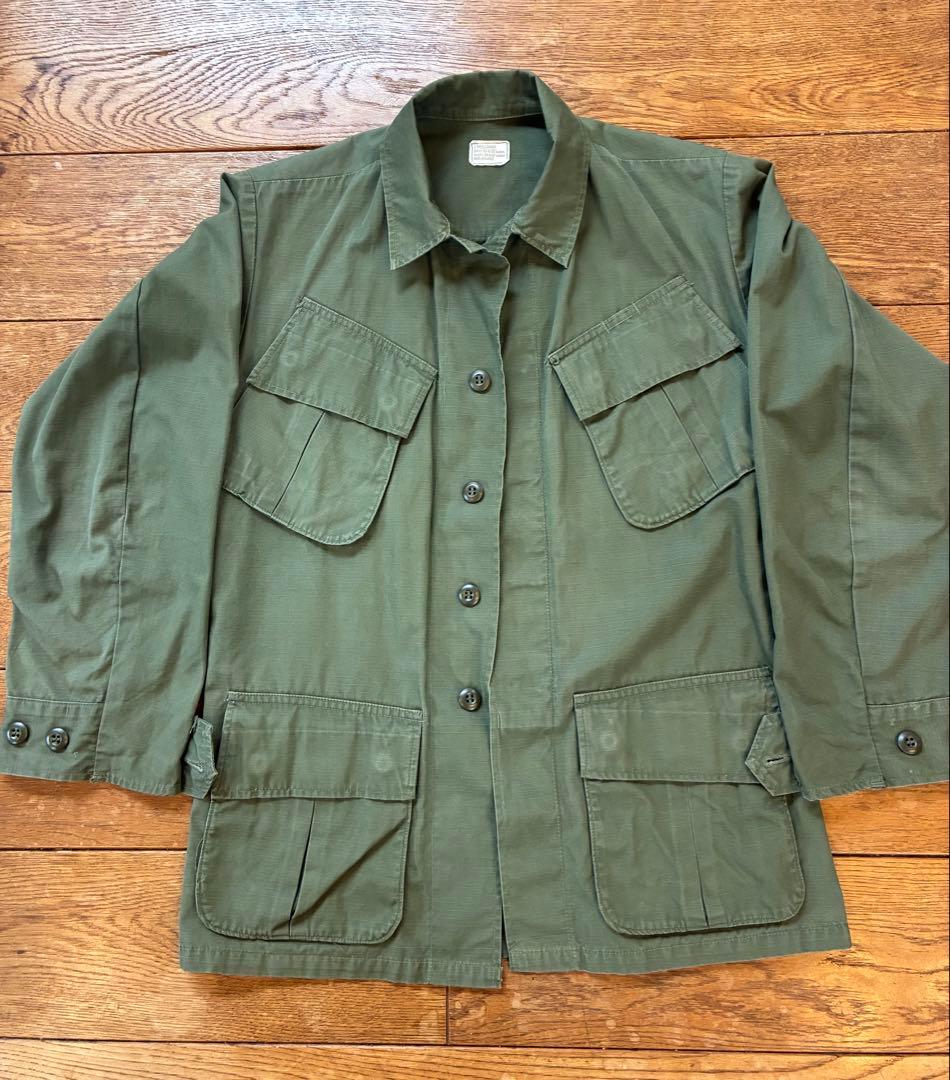 US.ARMYジャングルファティーグジャケット 5th XS-short 70s