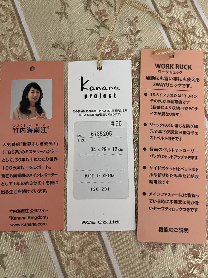 カナナプロジェクト PC リュック