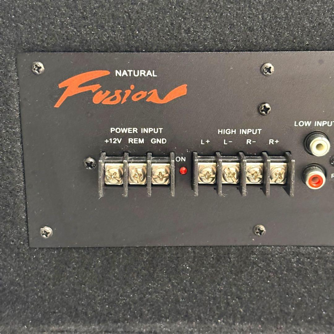 FUSION アンプ内蔵ダブルウーファーボックス サブ FSN-WX5L