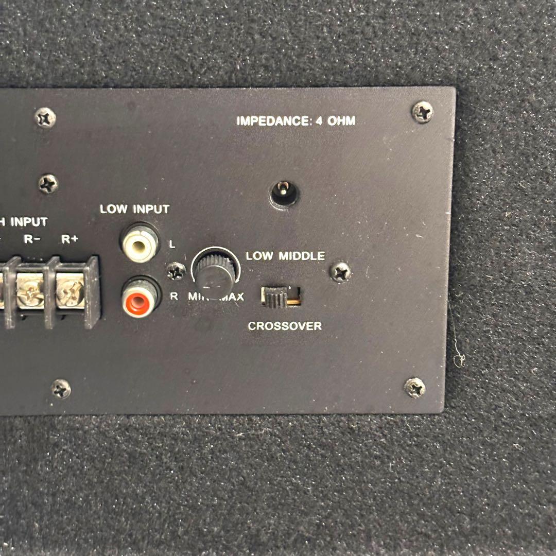 FUSION アンプ内蔵ダブルウーファーボックス サブ FSN-WX5L