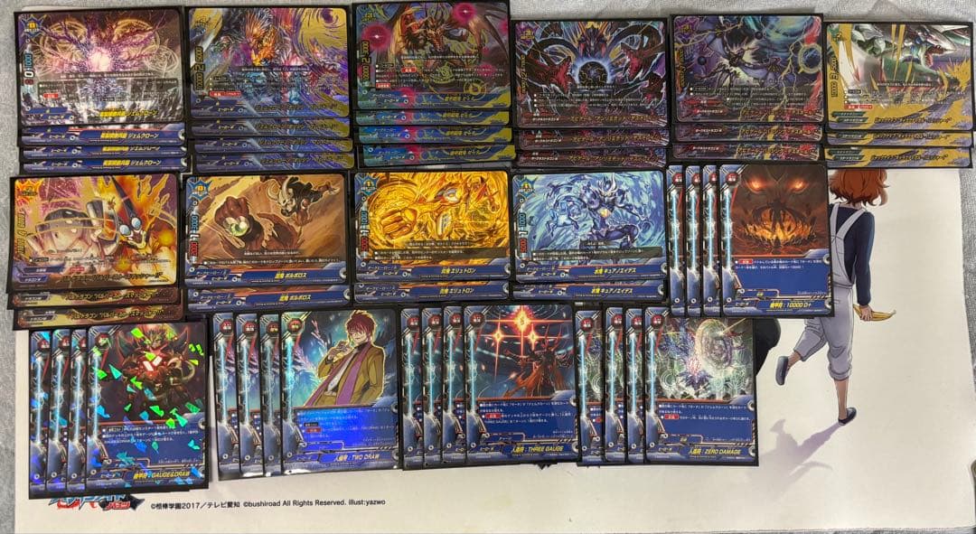 バディファイト 原作再現　ジェムクローンデッキ　ゼータ　ジェムクローン　ヒーロー